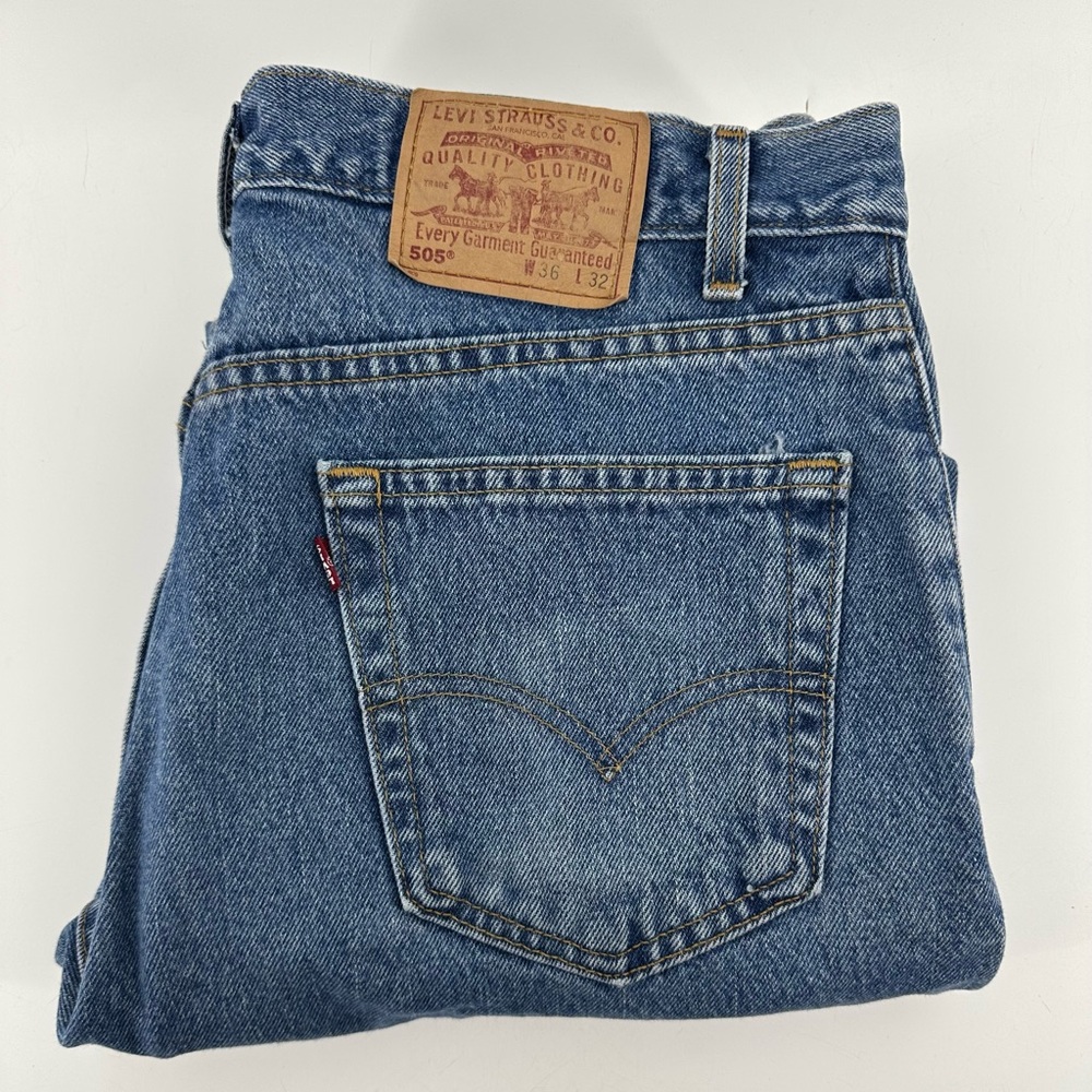 Vintage Levi Strauss & Co. Classic Blue 505 Jeans